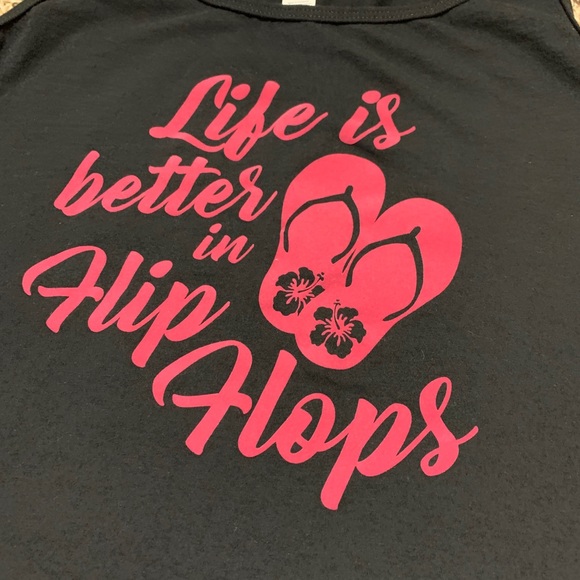 Life is better in Flip Flops Tank - Picture 3 of 5